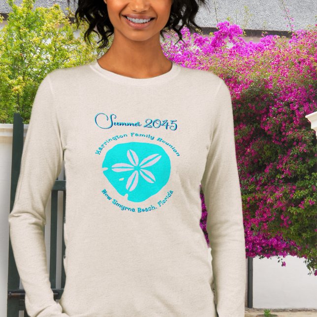 Camiseta Triblenda Conservación de Sand Dollar Family Beach (Subido por el creador)