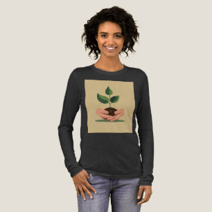 Camiseta Triblenda Conservación minimalista Long Sleeve Tee - Hand Pl