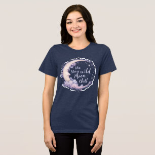 Camiseta Triblenda Conservar el Chill de luna silvestre - Diseño Cele