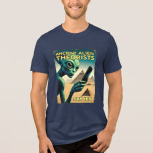 Camiseta Triblenda Conspiración de la antigua pirámide Alienígena