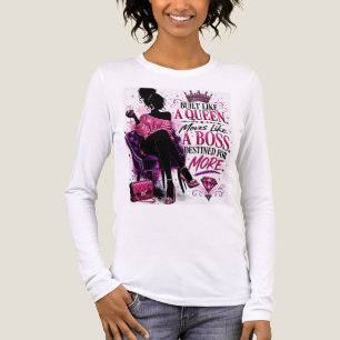 Camiseta Triblenda Construida Como Una Reina Se Mueve Como Una Jefa C