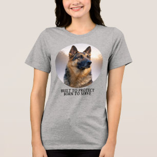 Camiseta Triblenda Construido para Proteger Nacido para Servir