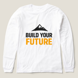 Camiseta Triblenda Construye Tu Futuro Minimalista Motivacional Femen