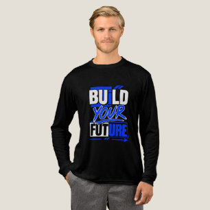 Camiseta Triblenda Construye Tu Futuro – Tipografía Motivacional Insp