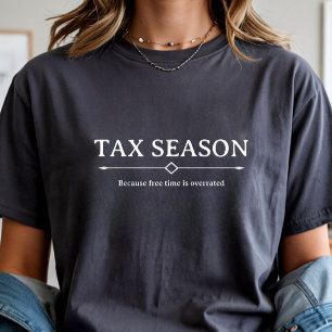 Camiseta Triblenda Contador de temporada de impuestos Contabilidad Di