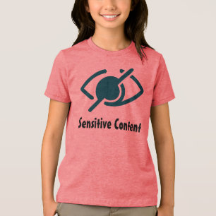Camiseta Triblenda Contenido Sensible - Aviso de Violación de Polític