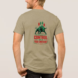 Camiseta Triblenda Controla Tus Emociones Toro Mentalidad de Trading