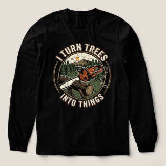 Camiseta Triblenda Convierto Árboles En Cosas Divertido Diseño De Car