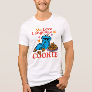 Camiseta Triblenda Cookie Monster Cita el día de San Valentín
