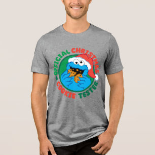 Camiseta Triblenda Cookie Monster Navidades oficiales Cookie Tester