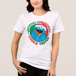 Camiseta Triblenda Cookie Monster   Navidades oficiales Cookie Tester