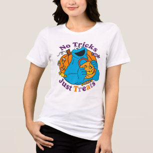 Camiseta Triblenda Cookie Monster   No hay trucos que solo trate
