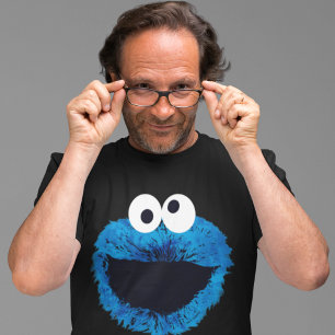 Camiseta Triblenda Cookie Monster   Tendencia acuarela