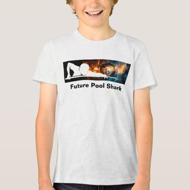 Camiseta Triblenda Cool Boys Future Pool Shark Billiards Tshirt (Anverso)