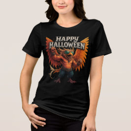 Camiseta Triblenda Cool Buff Bird Happy Halloween Design