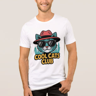 Camiseta Triblenda Cool Cats Club – Edición Hip Hop