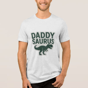 Camiseta Triblenda Coôl Daddysaurus Funny Pegatina del Día del Padre