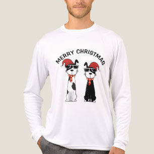 Camiseta Triblenda Cool Dog Feliz Navidad