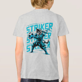 Camiseta Triblenda  Cool Samurai Cat Soccer Striker - Gift for soccer