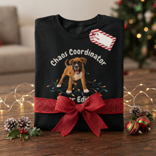 Camiseta Triblenda Coordinador de Caos de Perro Boxer