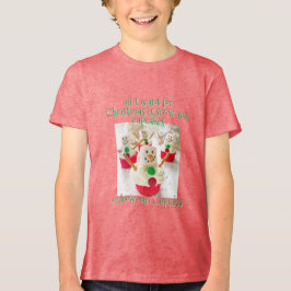 Camiseta Triblenda Copos de nieve