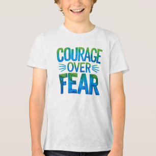 Camiseta Triblenda Coraje sobre miedo