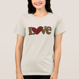 Camiseta Triblenda Corazón de Amor