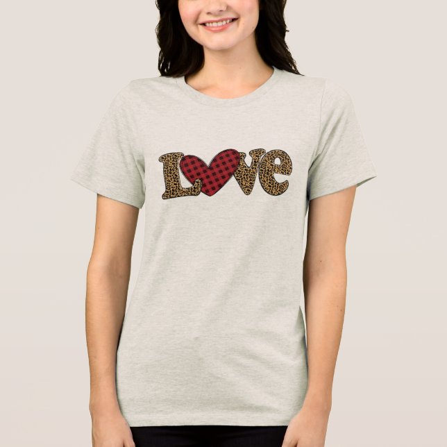 Camiseta Triblenda Corazón de Amor (Anverso)