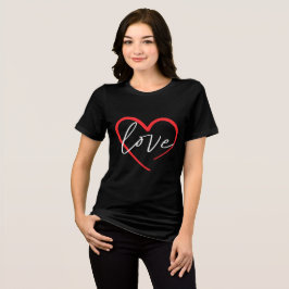 Camiseta Triblenda Corazón de amor