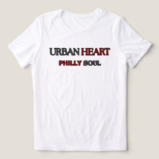 Camiseta Triblenda CORAZÓN DE FILADelfia URBAN HEART Gris rojo Mujer