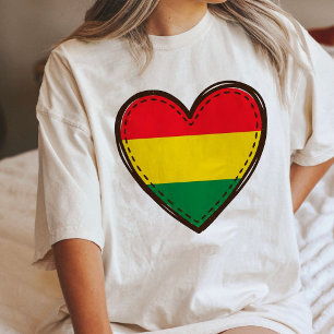 Camiseta Triblenda Corazón de la Bandera Boliviana