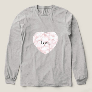 Camiseta Triblenda Corazón de Petales Rosa de Rubor