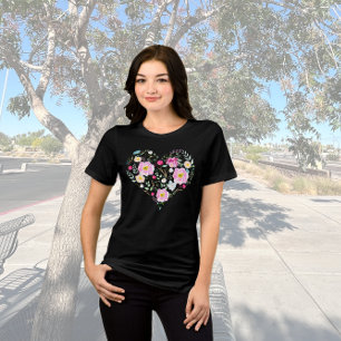 Camiseta Triblenda Corazón de primavera