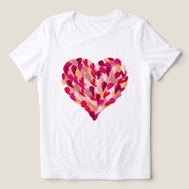 Camiseta Triblenda Corazón de San Valentín de Bruselas (Diseño delantero )