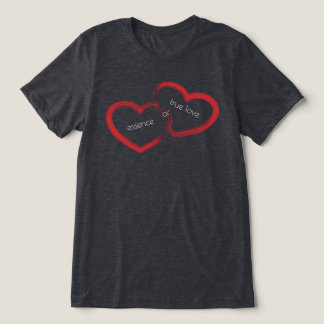 Camiseta Triblenda Corazón doble rojo