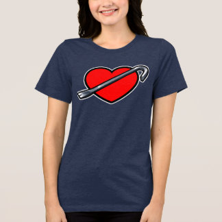Camiseta Triblenda Corazón Fiero Anime Corazones Diseño de Palanca