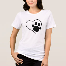 Camiseta Triblenda Corazón para Perros
