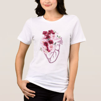 Camiseta Triblenda corazón rosa