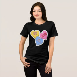 Camiseta Triblenda Corazones de caramelo día de San Valentín 