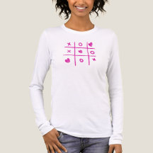 Corazones de mujeres de Tic Tac Toe del Día de San