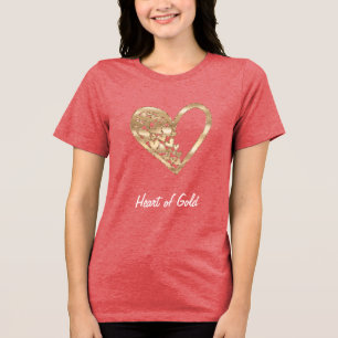 Camiseta Triblenda Corazones de oro