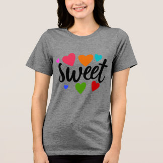 Camiseta Triblenda corazones dulces