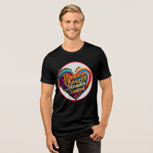Camiseta Triblenda "Corazones valientes unen"