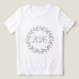 Camiseta Triblenda Corona de Laurel Minimalista 2026 