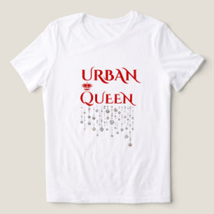 CAMISETA TRIBLENDA CORONA URBANA ROSA CERISE DE MUJER DIAMANTE RARO