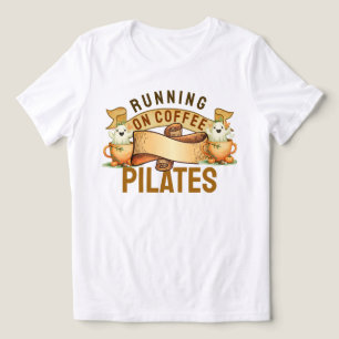 Camiseta Triblenda Corriendo Sobre Pilatos De Café