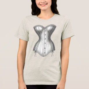 Camiseta Triblenda Corsé de moda artística nupcial vintage