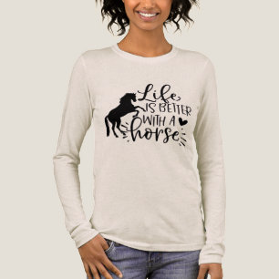 Camiseta Triblenda Cortar caballo mejor vida palabra arte