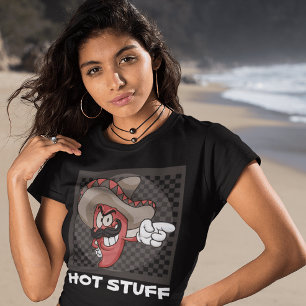 CAMISETA TRIBLENDA COSAS CALIENTES FUNCIÓN MEXICANA PEPPER HOTTIE T-S
