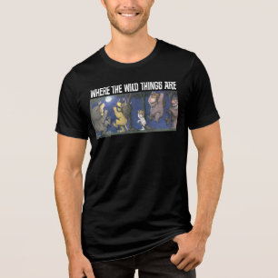 Camiseta Triblenda Cosas Salvajes y Max bailando bajo el claro de lun